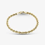 9ct Yellow Gold 7.5 Inch Rope Chain Bracelet HLRP-420-9Y-7.5