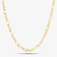 9ct Yellow Gold 18 Inch Hollow Figaro Chain 18HOLFIG80