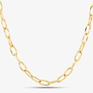 9ct Yellow Gold 20 Inch Diamond Cut Oval Belcher Necklace 1.19.0505