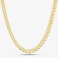 9ct Yellow Gold 20 Inch Rounded Curb Chain HCOC-730-9Y-20