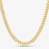 9ct Yellow Gold 20 Inch Cuban Link Curb Chain CB030-20