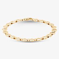 9ct Yellow Gold Circle Link Bracelet GB473