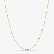 9ct Yellow Gold 16 Inch Ball Trace Chain 1.13.7903