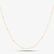 9ct Yellow Gold 16 Inch Curb & Ball Chain 1.13.7913