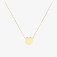 9ct Yellow Gold Heart Slider Necklace 111125147269