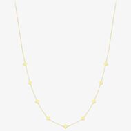 Gold Classic 9ct Yellow Gold Multi Diamond Shape Disc Necklace 111125147613