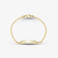 Gold Classic 9ct Yellow Gold 6 Inch ID Chain Bracelet SIDB-230-9Y-6