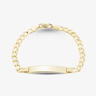 Gold Classic 9ct Yellow Gold 7.5 Inch ID Curb Chain Bracelet SIDB-580-9Y-7.5
