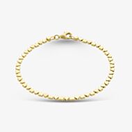 Gold Classic 9ct Yellow Gold 7.5 Inch Stamped Heart Bracelet HSHB-470-9Y-7.5
