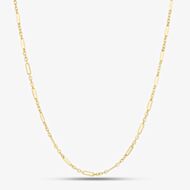 9ct Yellow Gold 18 Inch Fine Oval Link Chain Necklace GN366