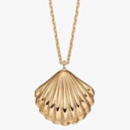9ct Yellow Gold Shell Necklace GN349