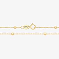 Gold Classic 9ct Yellow Gold 10 Inch Rolo Chain Bracelet CH574/10