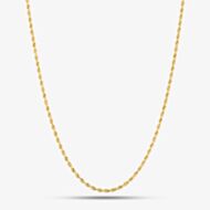9ct Yellow Gold 46cm Rope Chain 1.12.0784