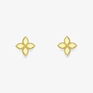 Gold Classic 9ct Yellow Gold Flower Stud Earrings 120125147547