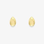 Gold Classic 9ct Yellow Gold Pear Shape Faceted Stud Earrings 120125147550