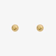 9ct Yellow Gold Texture Ball Stud Earrings GE2426