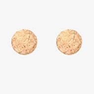 9ct Rose Gold Diamond-Cut 3mm Ball Stud Earrings 5.55.7989