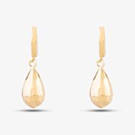 9ct Yellow Gold Teardrop Dropper Earrings ER966