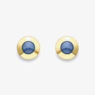 Gold Impression 9ct Yellow Gold Sapphire Stud Earrings 120325147564