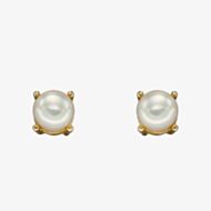 9ct Yellow Gold Freshwater Pearl June Birthstone Stud Earrings GE2331