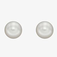 9ct Yellow Gold 7mm Freshwater Pearl Round Stud Earrings GE2373W