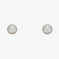 9ct Yellow Gold 3mm Freshwater Pearl Round Stud Earrings GE2371W