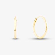 9ct Yellow Gold Sleeper Hoop Earrings 1.53.9799