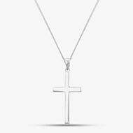 Sterling Silver Plain Cross Pendant 8.64.2871