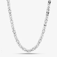 Sterling Silver 22 Inch Byzantine Chain S1061-22