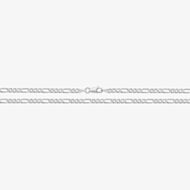 Silver Classic Sterling Silver 10 Inch Light Figaro Chain Bracelet G1144/10