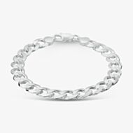 Sterling Silver 8.5 Inch Curb Chain Bracelet SGCB-960-AG-8.5