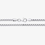 Fashionista Silver Sterling Silver 22 Inch Franco Chain S1036-22