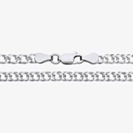 Fashionista Silver Sterling Silver 16 Inch Double Curb Chain S1119-16