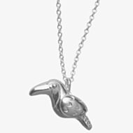 Alexis Dove Silver Toucan Pendant PATP1