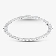 Silver 8.5 Inch Flat Curb Chain Bracelet SUFC-680-AG-8.5