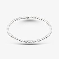 Silver Rhodium Cubic Zirconia Tennis Bracelet 8.29.1713