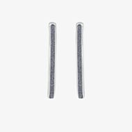 Silver 27mm Stardust Half Hoop Earrings 8.51.3178