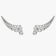 V Jewellery Apollo Cubic Zirconia Lobe Earrings 3088