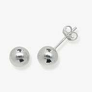 Fashionista Silver Sterling Silver 7mm Ball Stud Earrings G5514