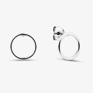 Fashionista Silver Sterling Silver Open Circle Stud Earrings TTE4521100000R1