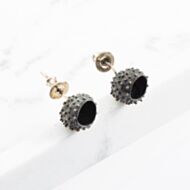 Sterling Silver Dot Stud Earrings E25