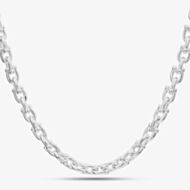 Argentium Silver 18 Inch Horseshoe Link Chain ARG-943034-18