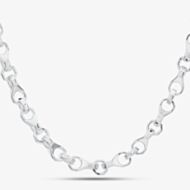 Argentium Silver 18 Inch Bolt Style Link Chain ARG-943023-18