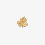 Amulette Gold Plated Medium Ivy Leaf Ring Charm CH-138/M/YGP