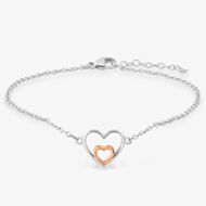 Rosa Lea Double Heart Bracelet AM-2THB027806