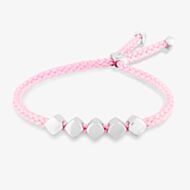 Rosa Lea Pink Cord Cube Toggle Bracelet AM-2THB034004