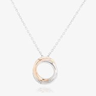 Rosa Lea Pave Intertwined Rings Pendant BJ-P3268CRG0.5