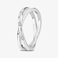Rosa Lea Double Crossover Ring BJ-R2781C
