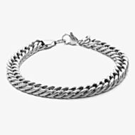 Bourne and Wilde Mens Twisted Curb Bracelet USS-784S2.5