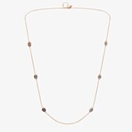 Lola Rose Ladies Bassa Rose Gold Plated Agate Necklace 1M0159 219000